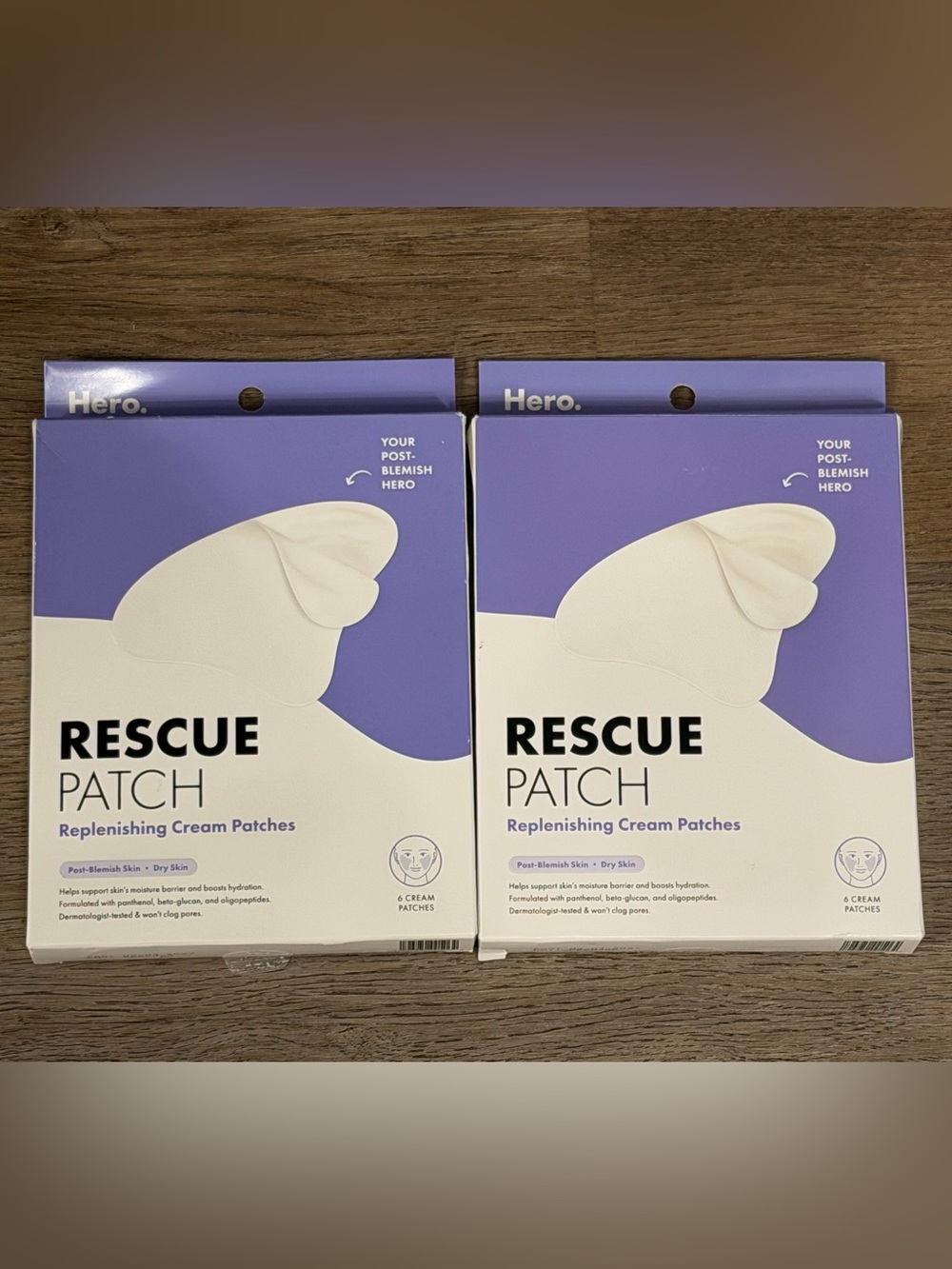 2/$22 Hero Rescue Patch Replenishing Cream Patches